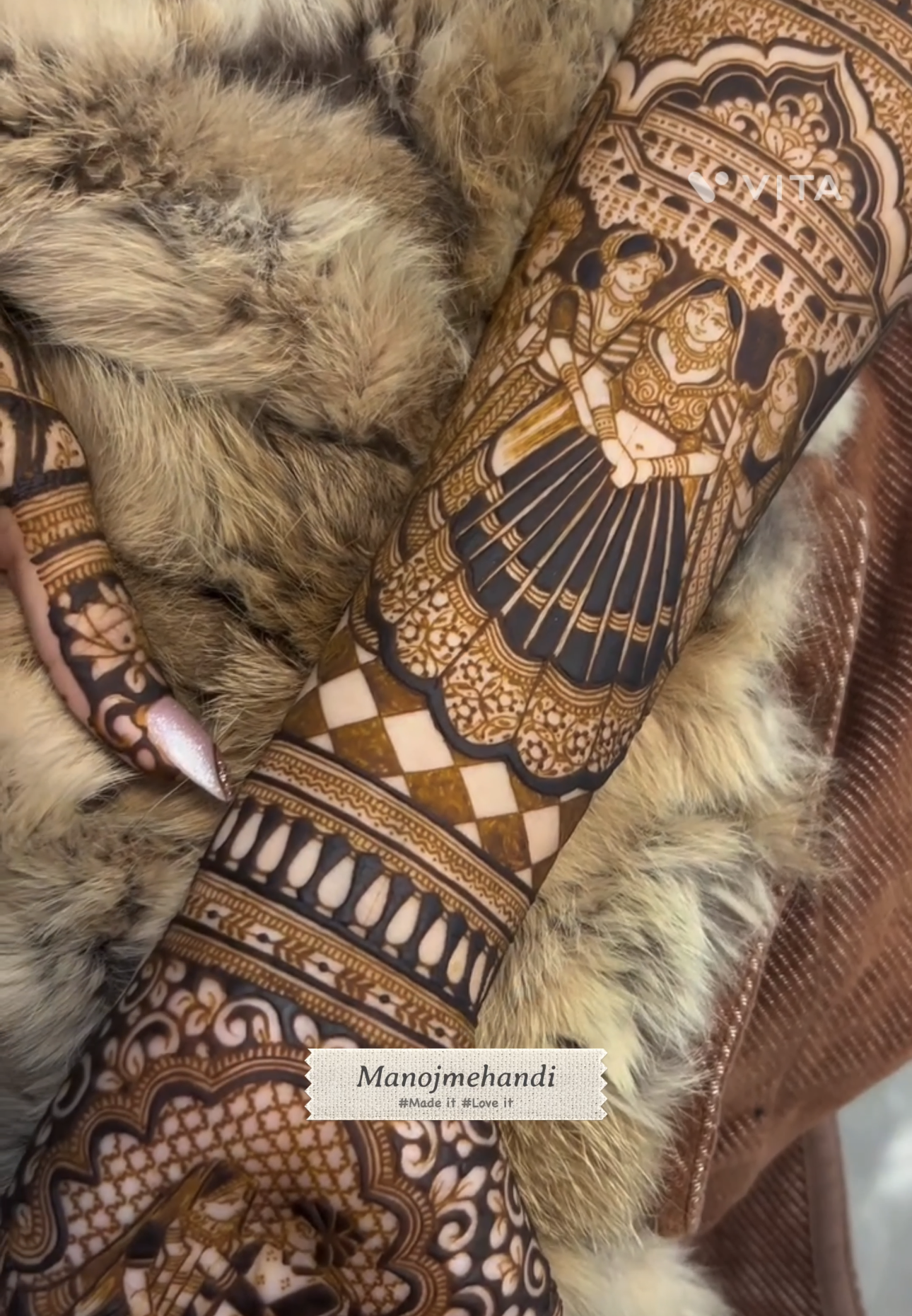 Full Hand Bridal Mehendi Design